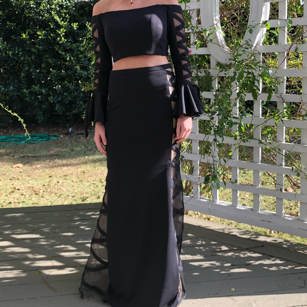 Black formal dress